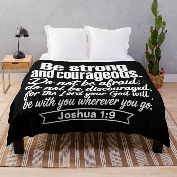 Item preview, Joshua 1:9 Be Strong and Courageous  designed and sold by plushism.