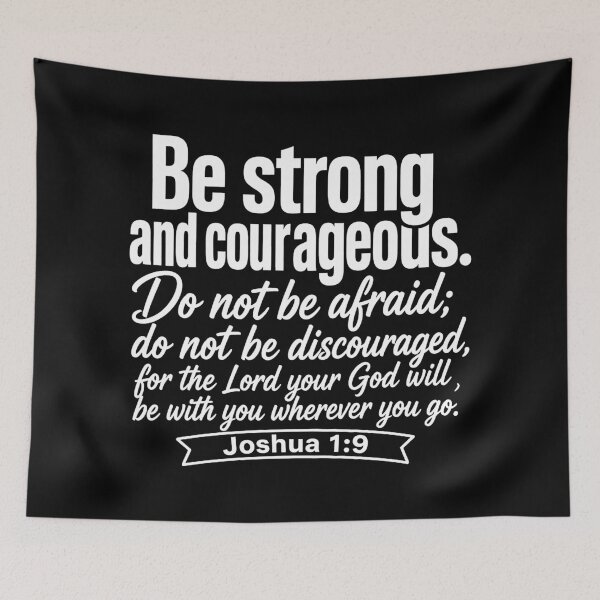 Item preview, Joshua 1:9 Be Strong and Courageous  designed and sold by plushism.