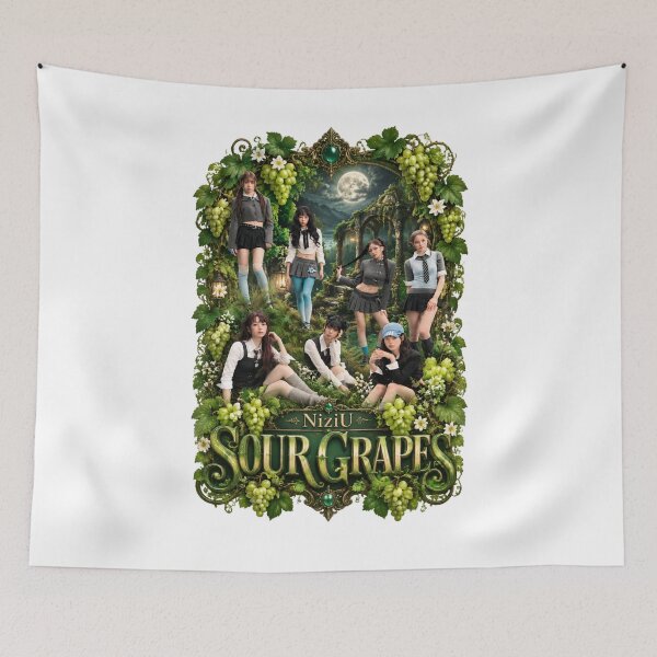 Item preview, Elegant NiziU Sour Grapes Concept Art designed and sold by Valereekmerch.