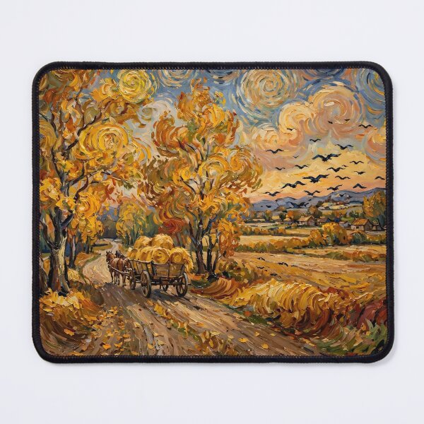 Item preview, Impressionist Autumn Country Road designed and sold by Late Theory.