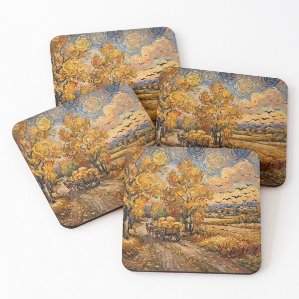 Item preview, Impressionist  Autumn Country Road designed and sold by Late Theory.