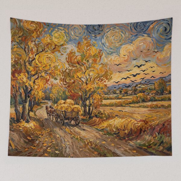 Item preview, Impressionist  Autumn Country Road designed and sold by Late Theory.