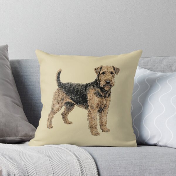 Item preview, King of Terriers: Vintage Airedale Working Dog Fine Art Print designed and sold by FreiherrPK.