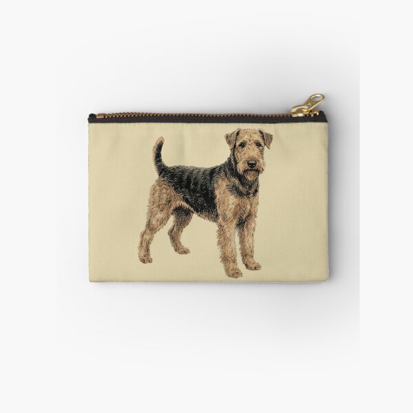 Item preview, King of Terriers: Vintage Airedale Working Dog Fine Art Print designed and sold by FreiherrPK.