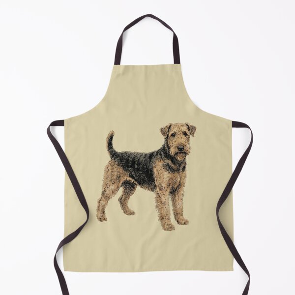Item preview, King of Terriers: Vintage Airedale Working Dog Fine Art Print designed and sold by FreiherrPK.