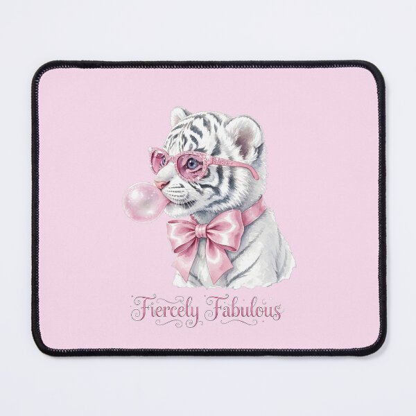 Item preview, Fiercely Fabulous Pink Tiger - Cute Coquette Tiger Cub Shirt designed and sold by Vibe-Vary.