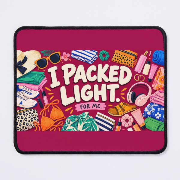 Item preview, I Packed Light For Me – Funny Overpacker Travel Duffle Bag designed and sold by astersgraphics.