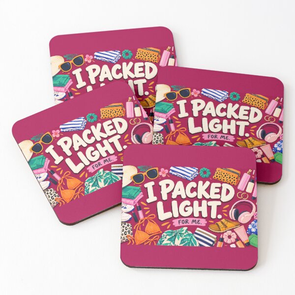 Item preview, I Packed Light For Me – Funny Overpacker Travel Duffle Bag designed and sold by astersgraphics.