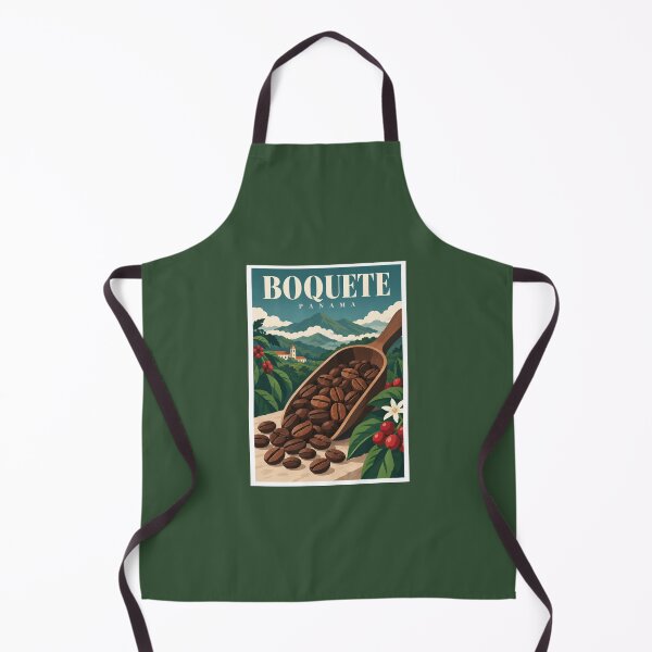 Item preview, Boquete Coffee Beans Panama Travel Poster designed and sold by Beyond Destinations.