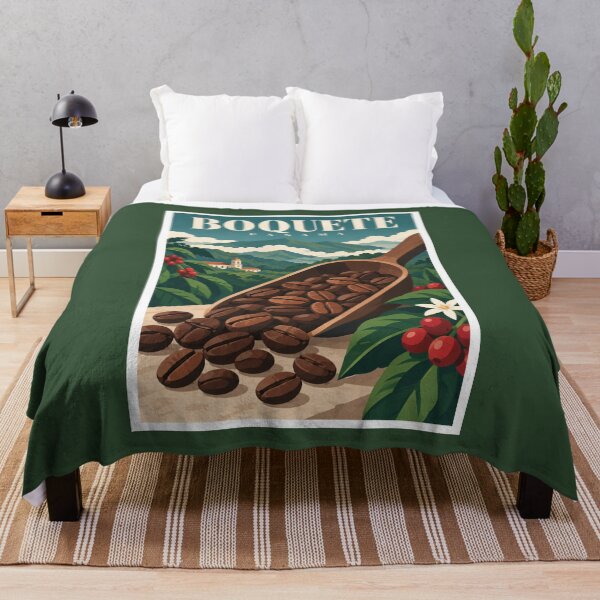 Item preview, Boquete Coffee Beans Panama Travel Poster designed and sold by Beyond Destinations.