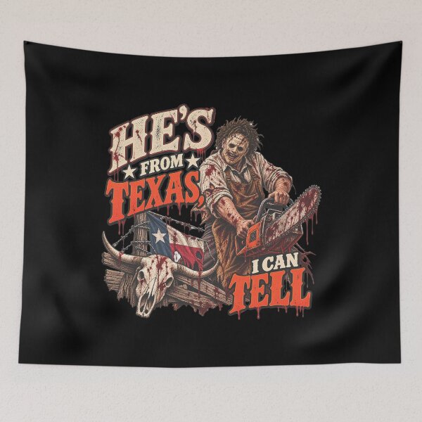 Item preview, He's From Texas Can Tel - Texas Horror - He’s From Texas I Can Tell - He's From Texas Can Tel Halloween designed and sold by cleanframe.