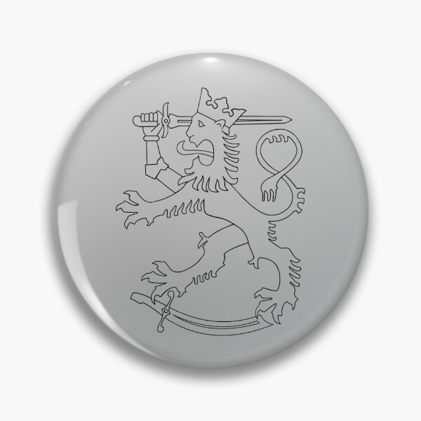 Item preview, Musta Leijona – Finnish Heraldic Lion designed and sold by JUHARYY 1971.