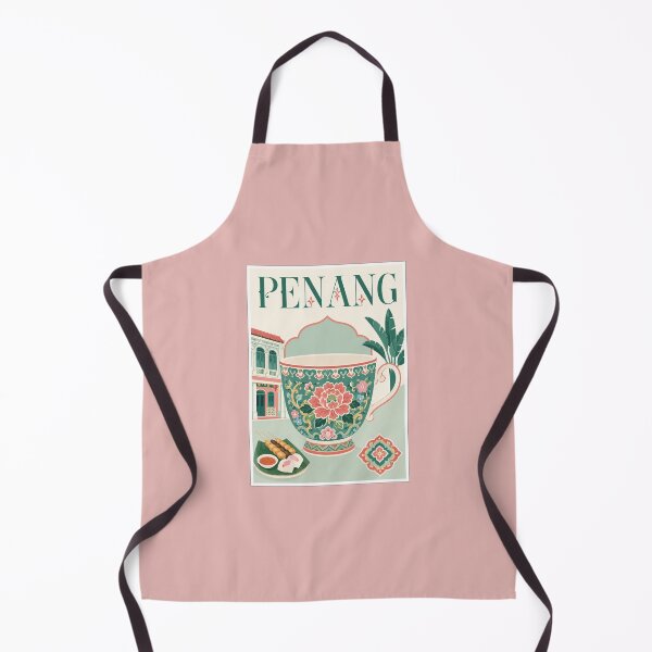 Item preview, Penang Peranakan Teacup Malaysia Travel Poster designed and sold by Beyond Destinations.