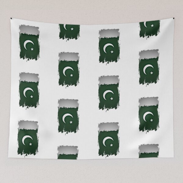 Item preview, Pakistan Flag Distressed Paint Brush Stroke Pakistani Pride designed and sold by Danny-Arts1.