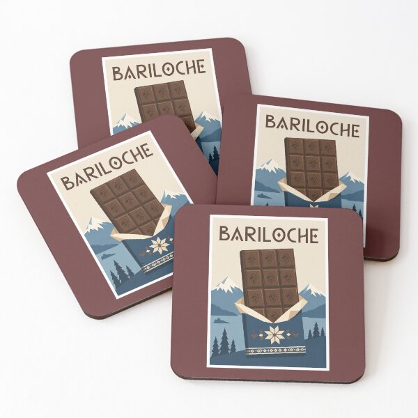 Item preview, Bariloche Chocolate Bar Patagonia Travel Poster designed and sold by Beyond Destinations.