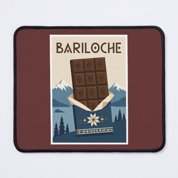 Item preview, Bariloche Chocolate Bar Patagonia Travel Poster designed and sold by Beyond Destinations.