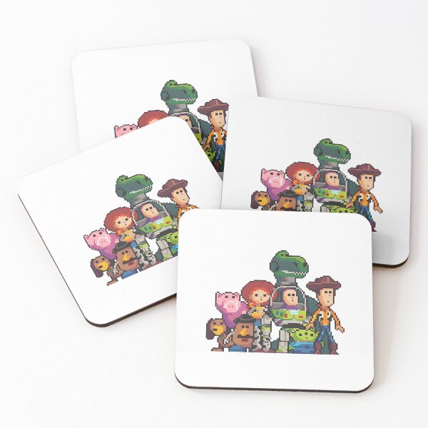 Item preview, Toy Story Pixel Art Characters Retro 8-Bit Crew designed and sold by MillieRhodes.