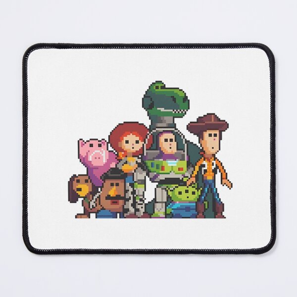 Item preview, Toy Story Pixel Art Characters Retro 8-Bit Crew designed and sold by MillieRhodes.
