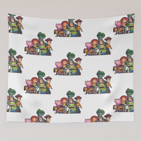 Item preview, Toy Story Pixel Art Characters Retro 8-Bit Crew designed and sold by MillieRhodes.