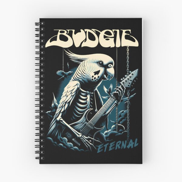 Item preview, Budgie Skeleton Parakeet Guitar Eternal designed and sold by Evewatsons.