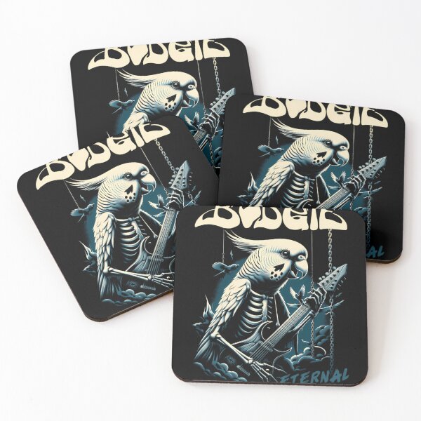 Item preview, Budgie Skeleton Parakeet Guitar Eternal designed and sold by Evewatsons.