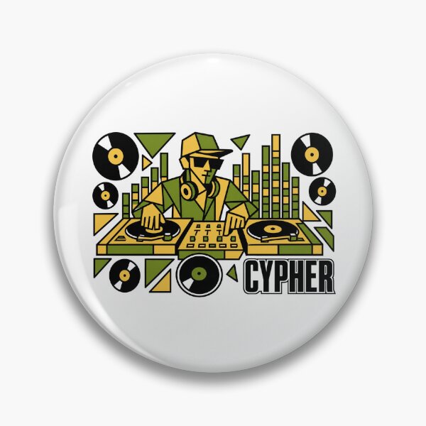 Item preview, Cypher DJ Pop Art Geometric Turntable 80s Hip Hop designed and sold by Art&Fun.