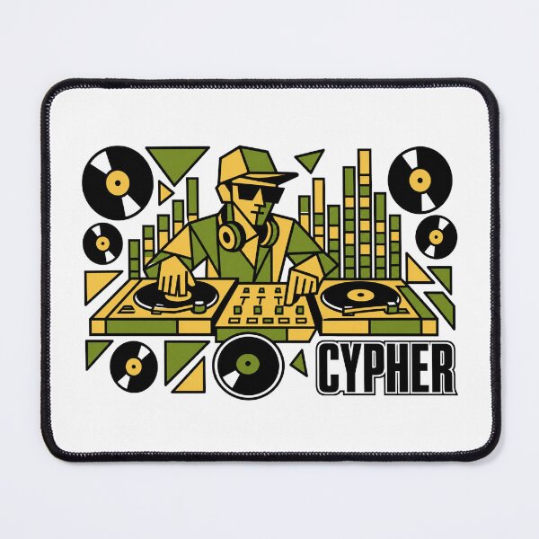 Item preview, Cypher DJ Pop Art Geometric Turntable 80s Hip Hop designed and sold by Art&Fun.