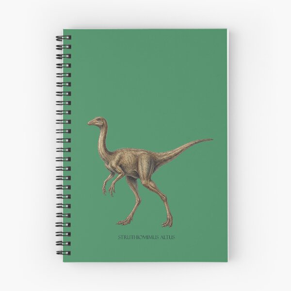 Item preview, Struthiomimus Altus: The Cretaceous Ostrich Theropod Paleoart Fine Art Print designed and sold by FreiherrPK.
