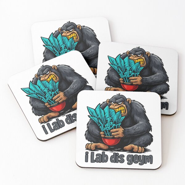 Item preview, Gorilla Power – Badminton Shuttlecock Art designed and sold by simplehcity.