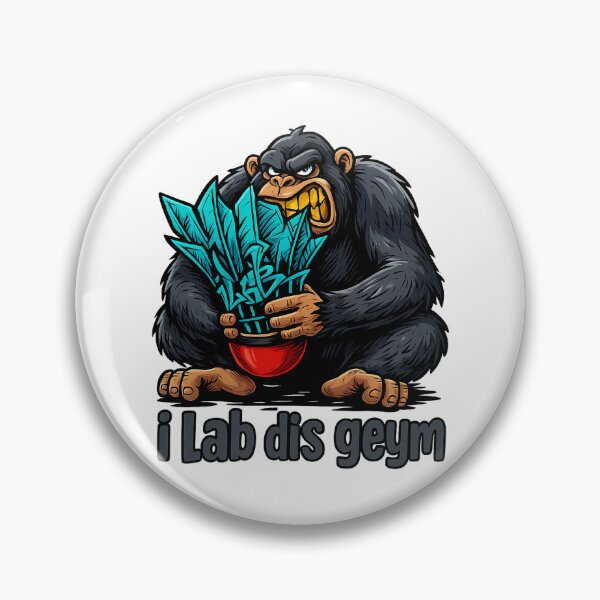 Item preview, Gorilla Power – Badminton Shuttlecock Art designed and sold by simplehcity.