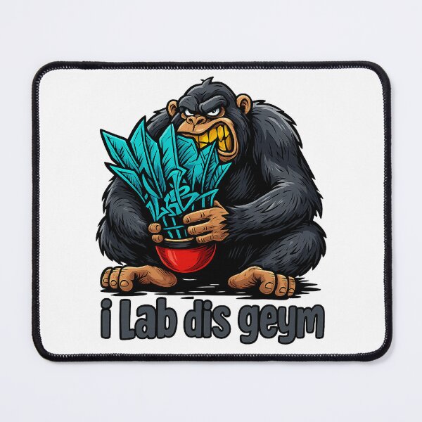 Item preview, Gorilla Power – Badminton Shuttlecock Art designed and sold by simplehcity.