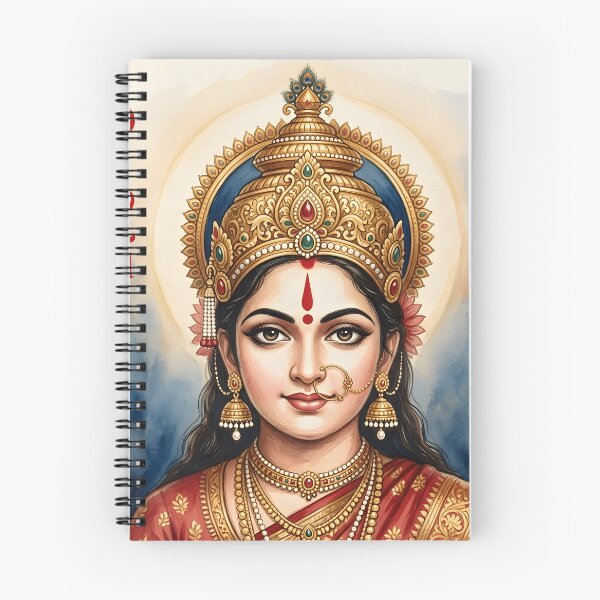 Item preview, Maa Durga Devotional Portrait Art designed and sold by hutofdesigns.