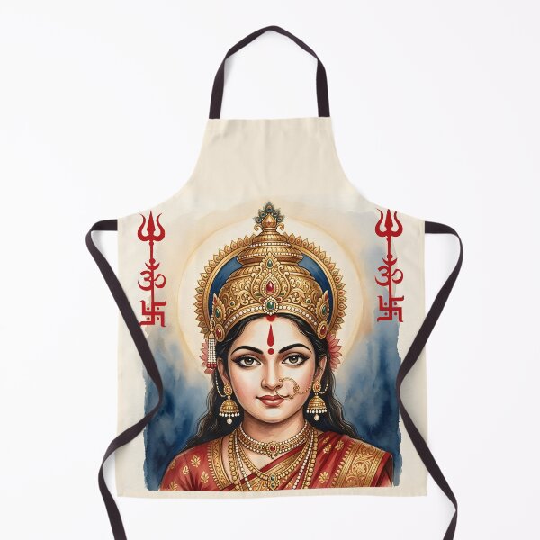 Item preview, Maa Durga Devotional Portrait Art designed and sold by hutofdesigns.
