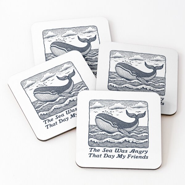 Item preview, Vintage Whale Ocean Waves Angry Sea Quote Art designed and sold by CalebMayo.