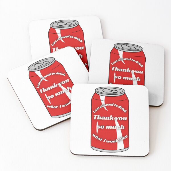 Item preview, I Am Allowed To Drink Thank You So Much Soda Can Funny Meme designed and sold by Annekkecreative.
