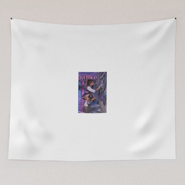 Item preview, Cheerleader painting a gorilla on city wall designed and sold by CathryneDelamort.