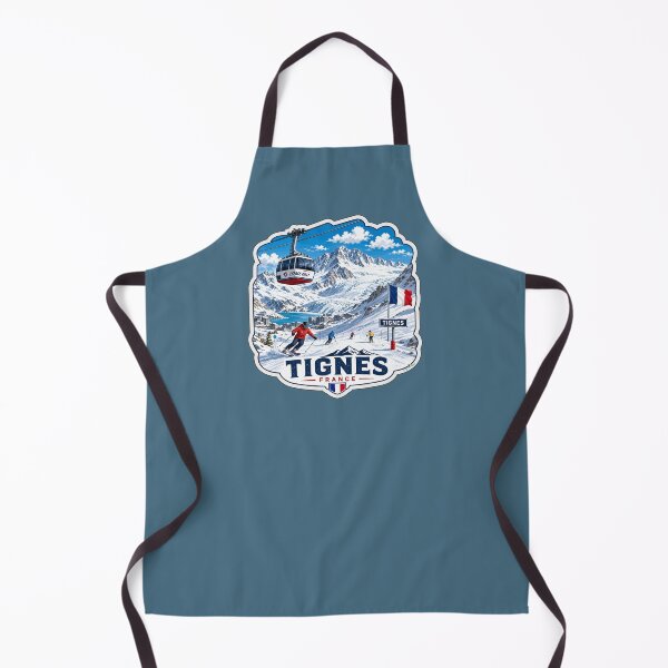 Item preview, Tignes Ski France Skiing Alps Espace Killy Sticker TShirt 06 designed and sold by OuterShellUK.
