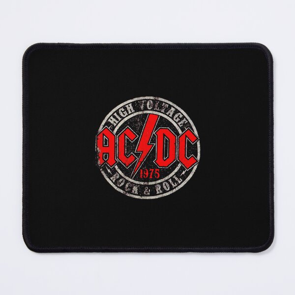 Item preview, Retro High Voltage Rock Roll Distressed Badge Art designed and sold by CalebMayo.