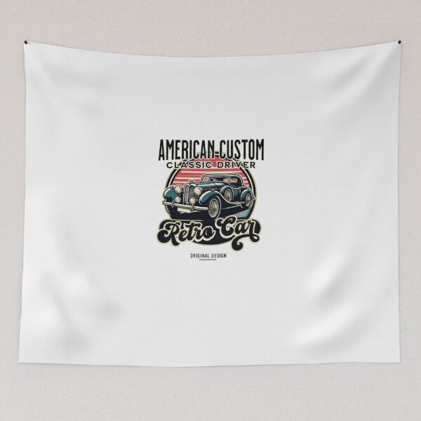Item preview, American Custom Classic Driver Retro Car Art designed and sold by CalebMayo.