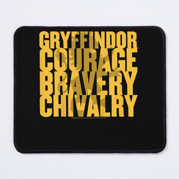 Item preview, Gryffindor Courage Bravery Chivalry Typography designed and sold by Stephanie Sanchez.