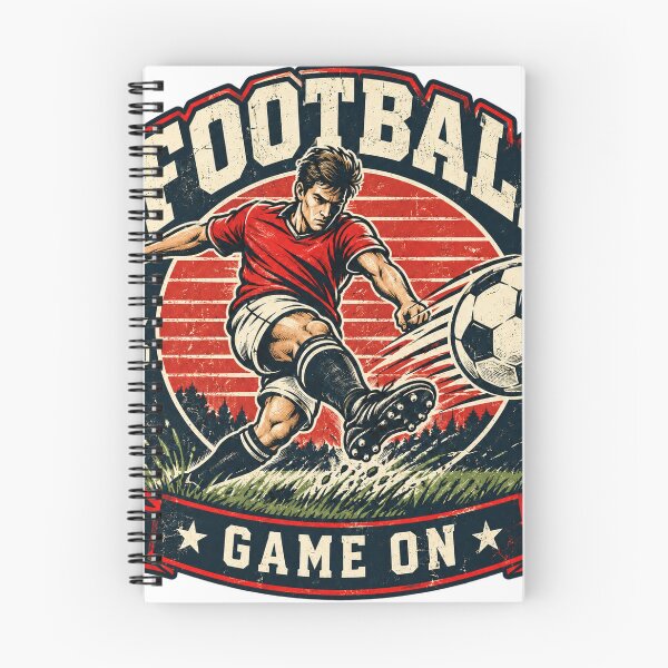 Item preview, Vintage Football Emblem Play Hard Game On Retro designed and sold by LongIslandDesgn.