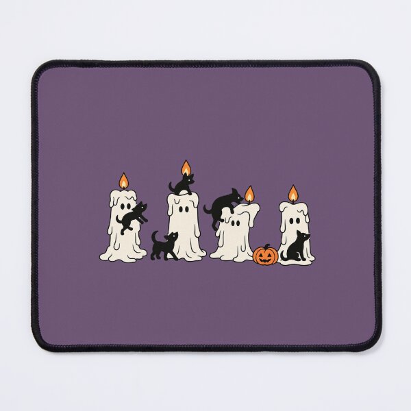Item preview, Halloween Ghost Candles and Black Dogs Cute Spooky Art designed and sold by AmiGraph.