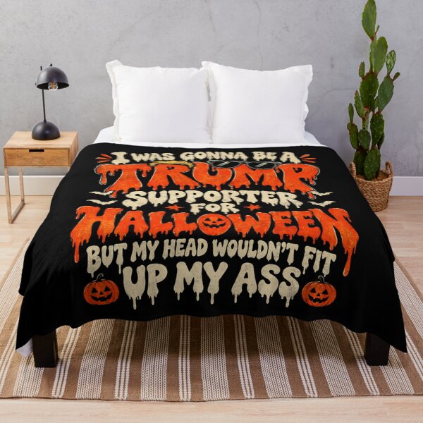 Item preview, I Was Gonna Be A Trump Supporter For Halloween Anti Trump Sarcastic Joke designed and sold by elongatedjazz.