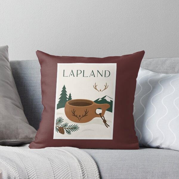 Item preview, Lapland Wooden Kuksa Cup Travel Poster designed and sold by Beyond Destinations.