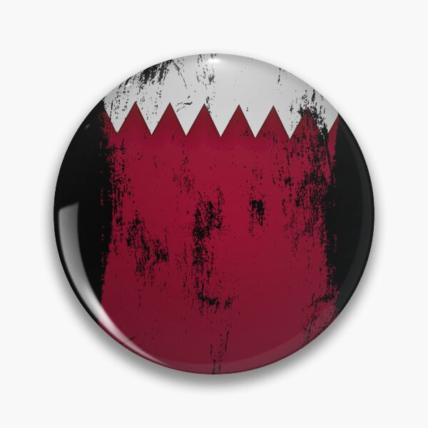 Item preview, Qatar Flag Distressed Paint Brush Stroke Qatari Pride designed and sold by Danny-Arts1.