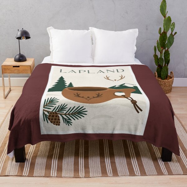 Item preview, Lapland Wooden Kuksa Cup Travel Poster designed and sold by Beyond Destinations.