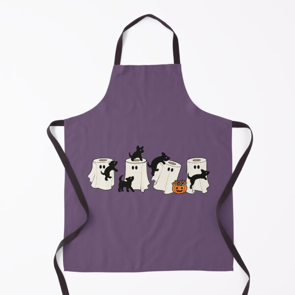 Item preview, Toilet Paper Ghost and Dog Cute Halloween Bathroom Humor designed and sold by AmiGraph.