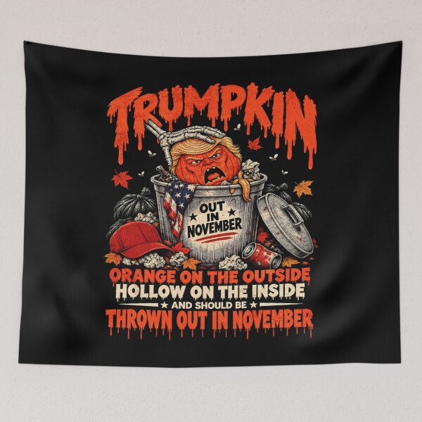 Item preview, Trumpkin Out In November Anti Trump Halloween designed and sold by schoolofbullies.