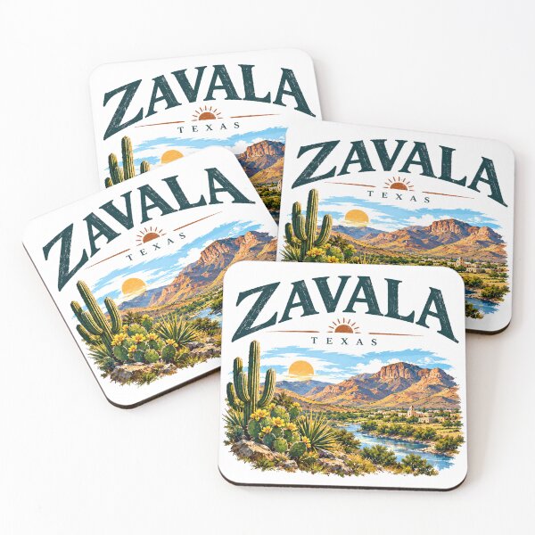 Item preview, Zavala Texas | Southwest Desert Landscape Travel Art designed and sold by Mathias Yakubu Design.