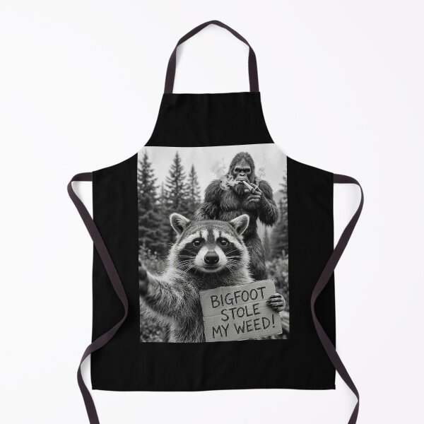 Item preview, Bigfoot Stole My Weed Funny 420 Raccoon Smoking designed and sold by khdmalakarak.